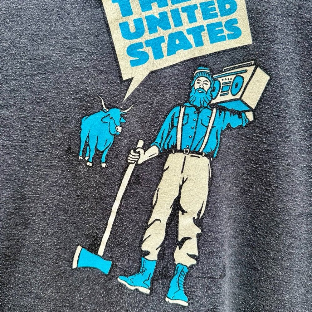 Vintage Indie Band T-Shirt / These United States "Paul Bunyan"